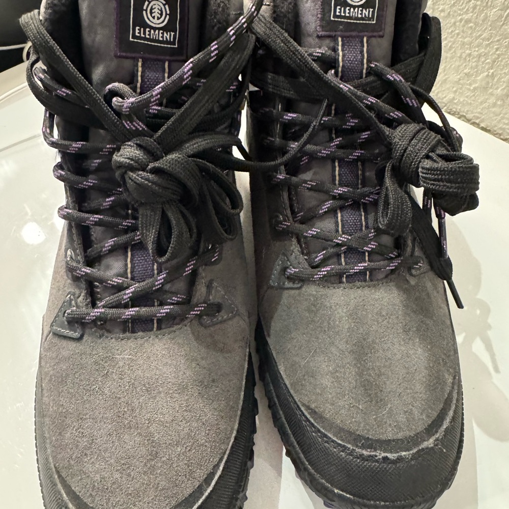 Element Men's Gray Lace-Up Boots